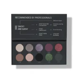 Affect Smoky And Shiny Pressed Eyeshadows Palette