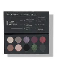 Affect Smoky And Shiny Pressed Eyeshadows Palette