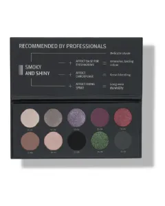 Affect Smoky And Shiny Pressed Eyeshadows Palette